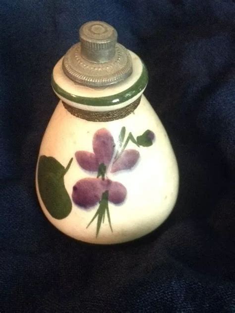 Devon Violets Vintage Ceramic Perfume Bottle Vintage Ceramic Perfume