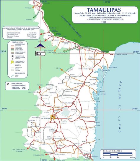 Map of Tamaulipas - MexConnect