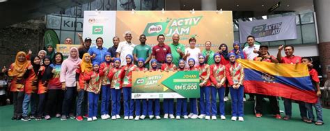 Activ Jam Senam Aerobik Kpm Milo Nobat Juara Kebangsaan Tahun Kedua