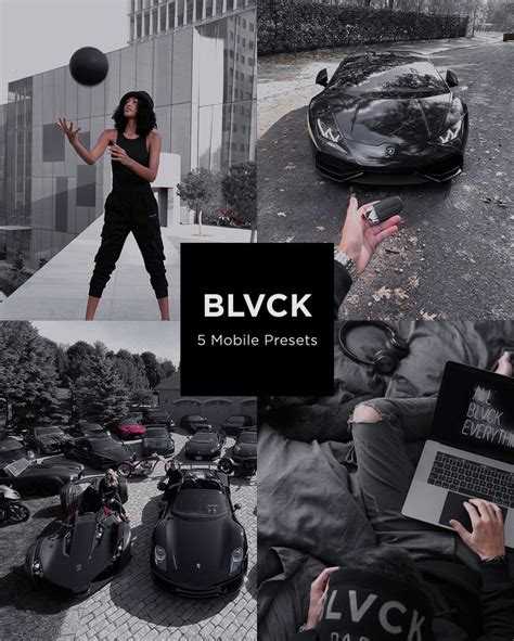 Blvck Presets Presets Blvck Dark Aesthetic