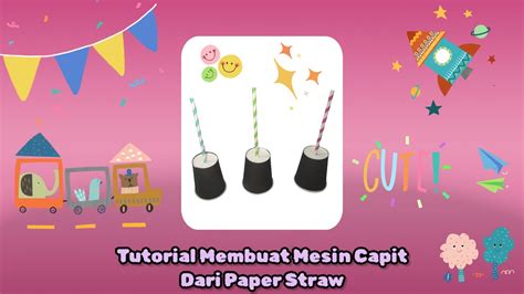 Tutorial Membuat Mesin Capit Dari Gelas Kertas DIY Mesin Capit Dari