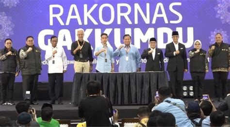 3 Pasangan Capres Cawapres Sepakat 2024 Pemilu Damai Komite