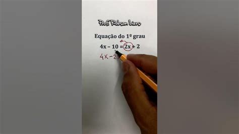 Equação do 1º grau Prof Robson Liers Mathematicamente