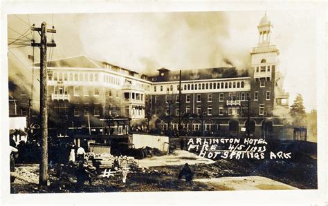 Arlington Hotel Fire Hot Springs Arkansas April