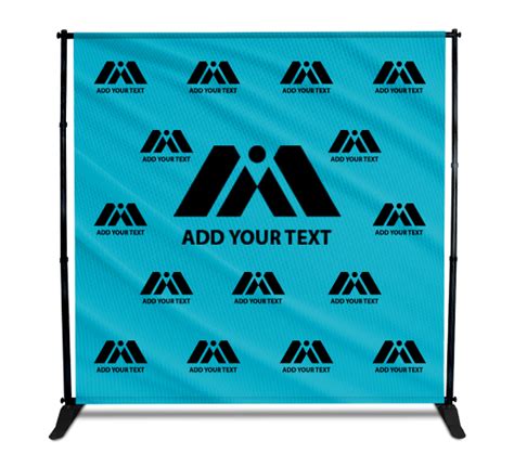 9 Ft X 8 Ft Step And Repeat Adjustable Banner Stands Custom Displays