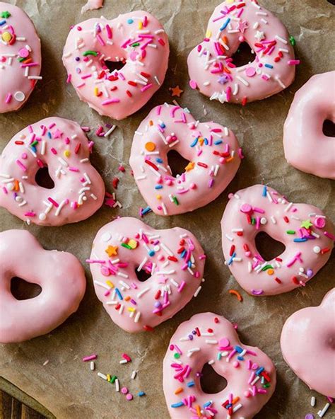 Pink Heart Donuts Recipe The Feedfeed