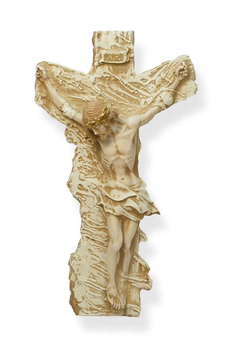 Marble Crucifix Reconstituted Marble Crucifix Handcfrated And Hand