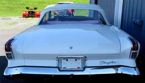 Chrysler Newport Convertible White Red Interior Beautifully