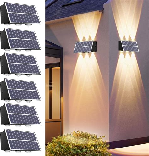 Amazon Reinhardt Luces Solares De Pared Para Exteriores Luces