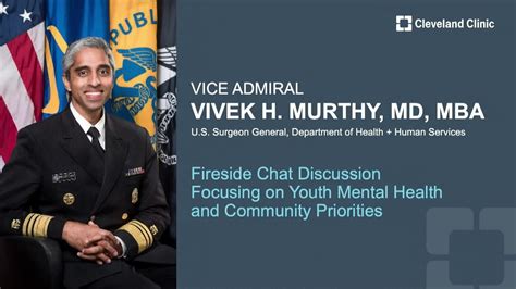 U S Surgeon General Speaks About Youth Mental Health At Cleveland