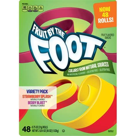 Fruit By The Foot Roll Ups Variety Pack 48 Count Bb 102017 Generalmills Candy Brands