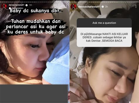 Momen Denise Chariesta Menyusui Pertama Kali Stres Karena ASI Tak Lancar