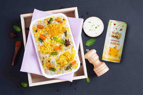 Order Veg Biryani And Thandai Combo From Lunchbox On Eatsure