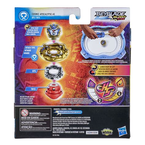 Beyblade Burst Rise Hypersphere Apocalypse Blade Set Rightleft Spin