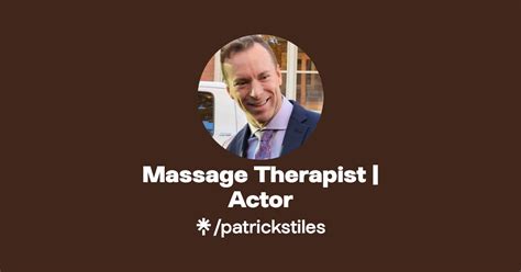 Massage Therapist Actor Linktree