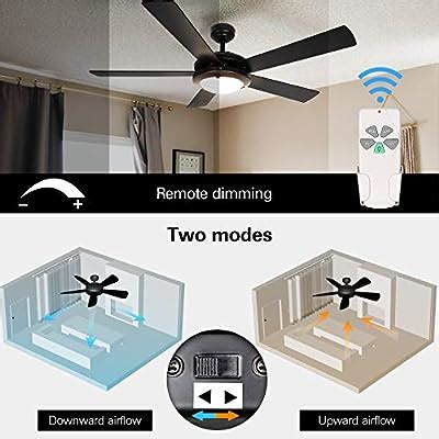 Buy Inch Modern Style Indoor Ceiling Fan With Dimmable Light Kit And