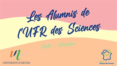 ArtoisTV Formation et vie étudiante Les Alumnis De L Ufr Des