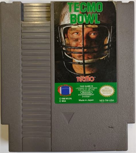 Tecmo Bowl Nes Playd Twisted Realms Video Game Store Retro Games