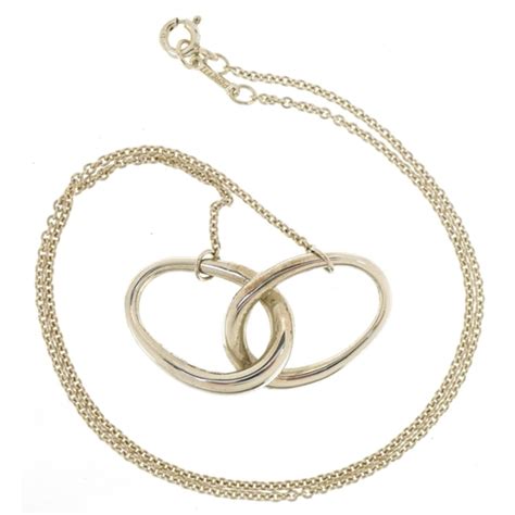 Elsa Peretti For Tiffany And Co Double Interlocking Loops Silver