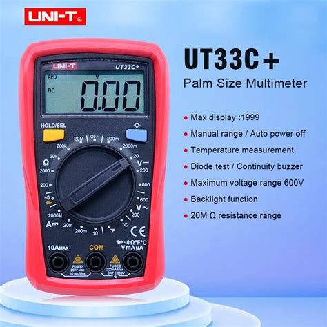 Uni T Ut A Ut B Ut C Ut D Palm Size Digital Multimeter With