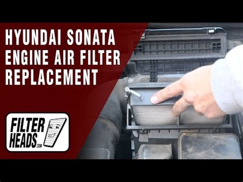 How To Replace Engine Air Filter Hyundai Sonata L L Af