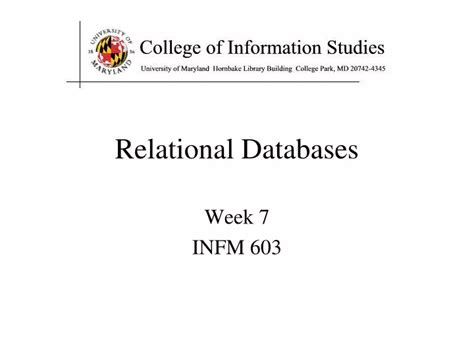 Ppt Relational Databases Powerpoint Presentation Free Download Id