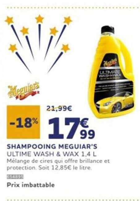 Promo Shampooing Meguiar S Chez Norauto ICatalogue Fr