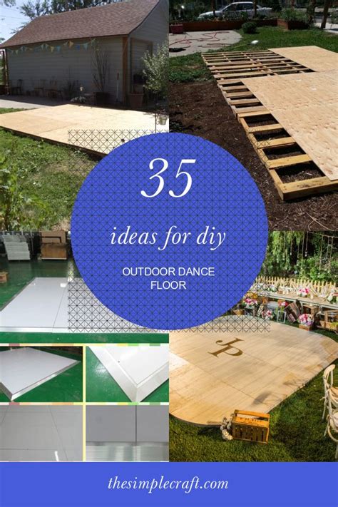 35 Ideas for Diy Outdoor Dance Floor .Summer season is the period for ...