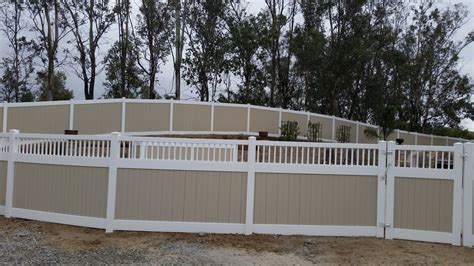 Lattice Topped Vinyl Fencing Rock Solid Fence