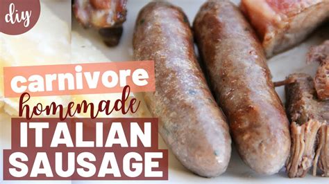 Homemade Italian Sausage Benign Seasonings Carnivore Diet Recipes