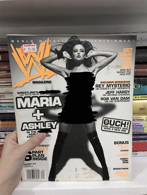 WWE Magazine Maria Ashley November 2006 Hobbies Toys Books