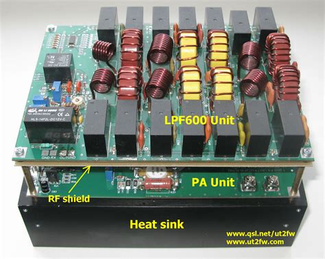 W Hf Linear Amplifier Board Mosfet X Vrf Hi Power