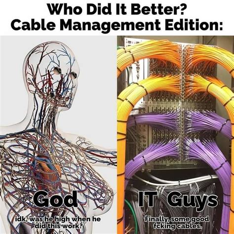 Do U Even Cable Management Bro Meme By Saffertmuellerb Memedroid