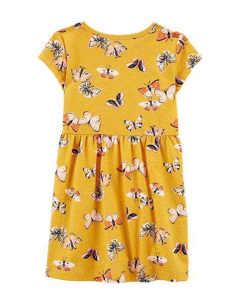 Vestido Infantil Evas Floral Camadas Amarelo Carter S Carter S Oficial