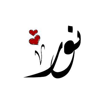 "Noor Arabic name نور" Poster for Sale by ArabicFeather | Redbubble