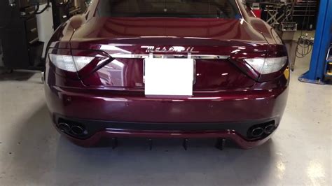 Larini Spec Maserati GranTurismo S Static Exhaust YouTube