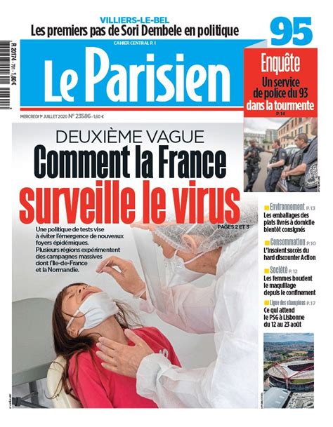 Le Parisien N°20200701 Du 01 Juillet 2020 à Télécharger Sur Ipad