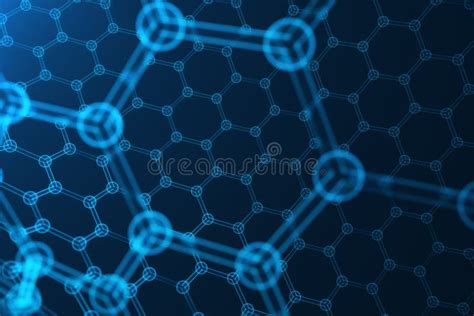 D Que Rinde La Nanotecnolog A Abstracta Primer Geom Trico Hexagonal