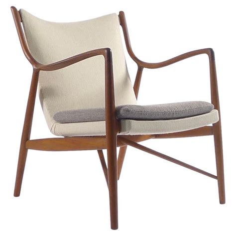 Pair Of Finn Juhl Nv Chairs By Niels Vodder At Stdibs