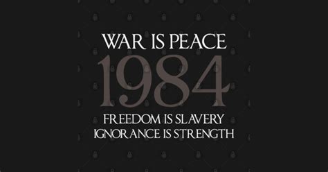 1984 - War Is Peace T-Shirt - 1984 - Posters and Art Prints | TeePublic