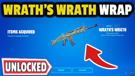 Wraths Wrath Wrap Unlocked How To Get Wraths Wrath Wrap In Fortnite