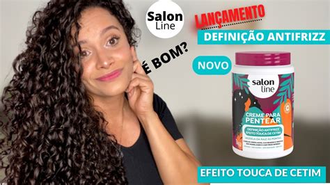 TESTEI O CREME DEFINIÇÃO ANTIFRIZZ EFEITO TOUCA DE CETIM YouTube