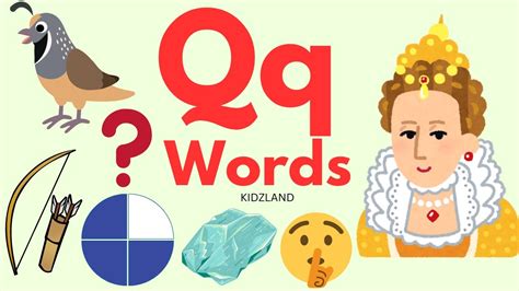 Word Start With Letter Qq Q Letter Words Letter Q Sound Phonics ABC