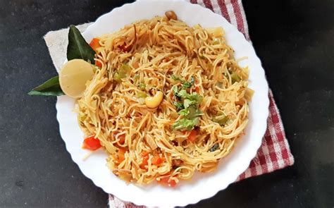 Semiya Upma Recipe Vermicelli Upma Recipe Appetizing Dishes