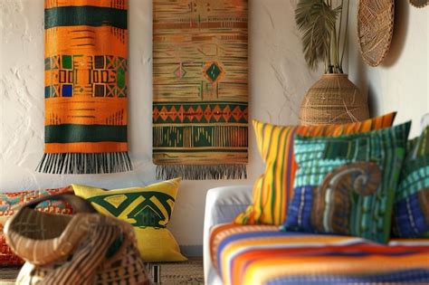 Premium Photo Illustrate African Textile Art
