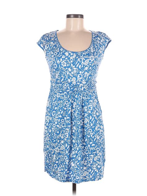 Boden Floral Multi Color Blue Casual Dress Size Off Thredup