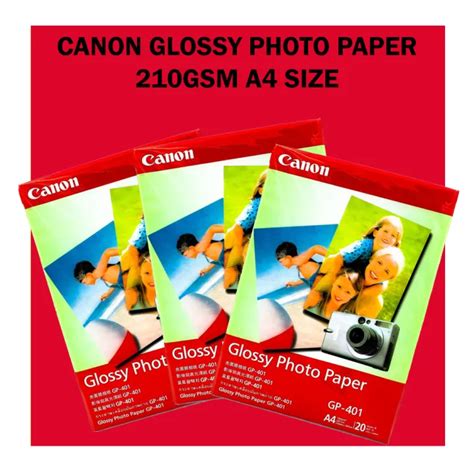 Canon Glossy Photo Paper A4 Lazada Ph