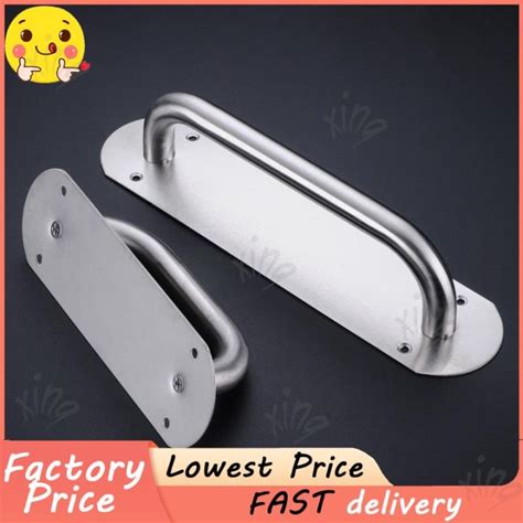 Heavy Duty Stainless Steel Frosted Push Pull Door Handle Glass Door Wood Door Handle Grab Ba