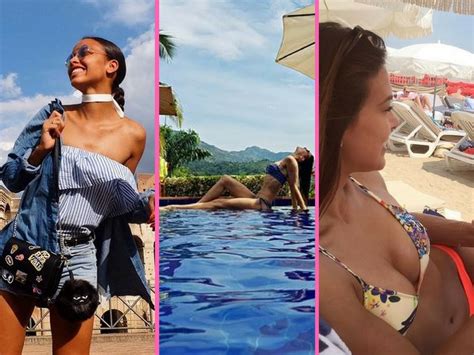 Bronzette baignade et bikini découvrez les incroyables vacances des Miss Vidéo Closer