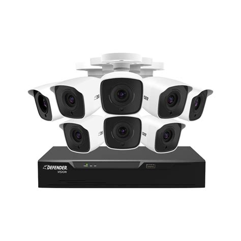 Defender Defender Vision 4K Ultra HD Wired 8 Channel DVR Security ...